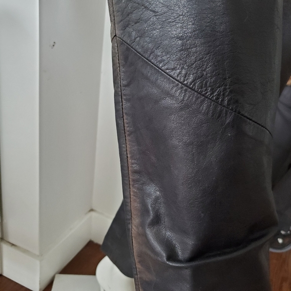 Vintage Black Leather Danier Pants - Picture 9 of 9